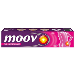 Moov Fast Pain Relief Cream - 50g  Suitable for Back Pain, Muscle Pain, Joint Pain, Knee Pain 